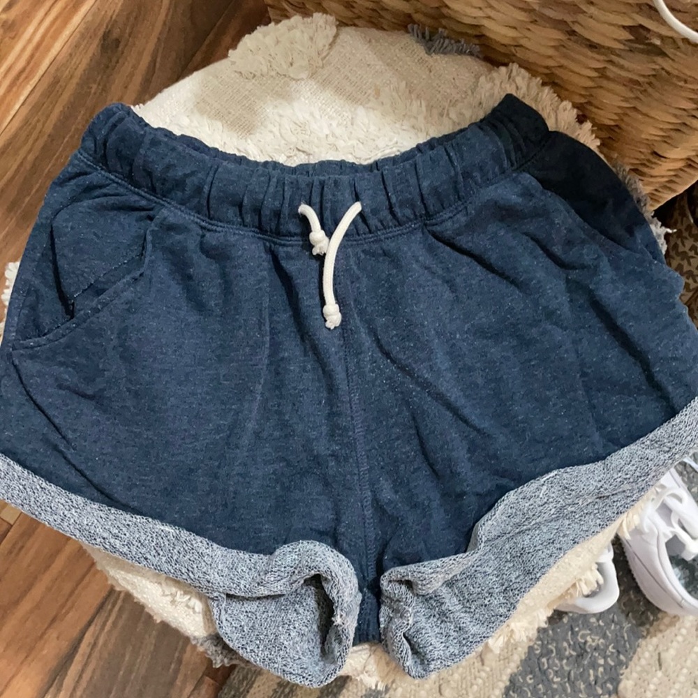 Navy blue lounge shorts